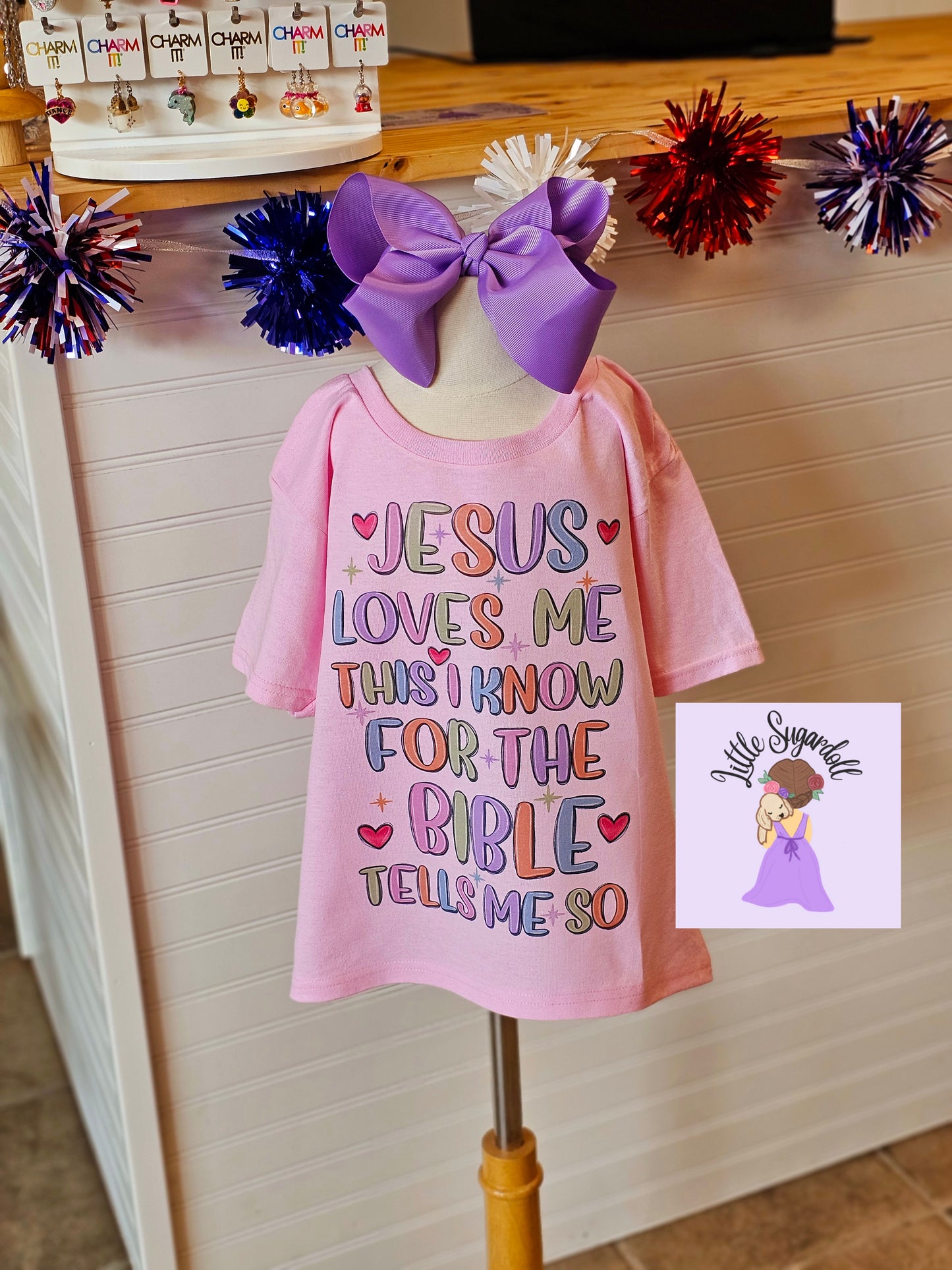 Jesus Loves Me - Pink Shirt