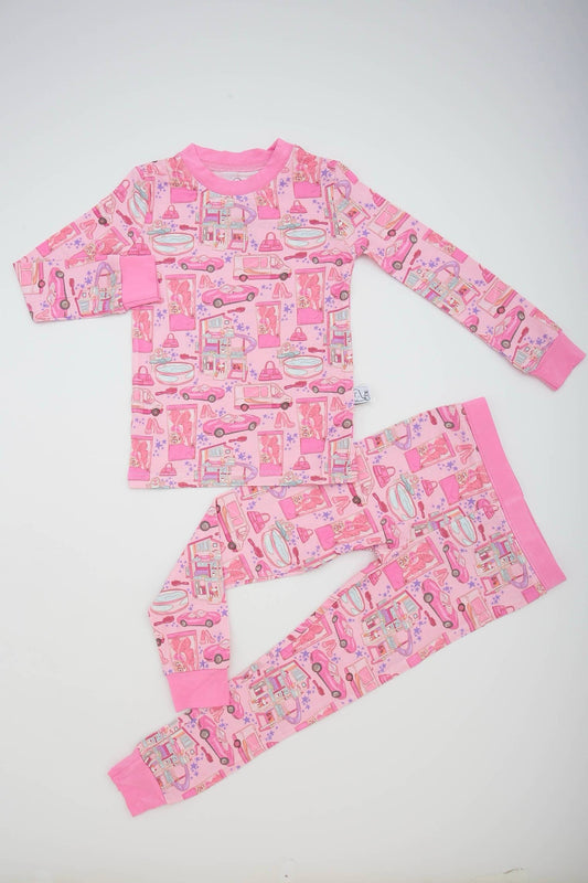 Dream life b a r b i e bamboo 2 piece set pjs