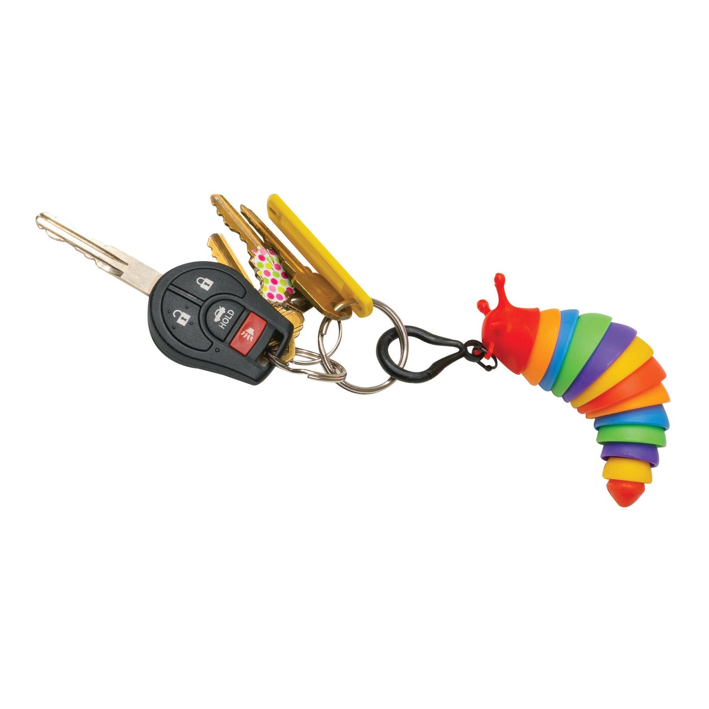 FIDGET SLUG BACKPACK BUDDY/KEY CHAIN