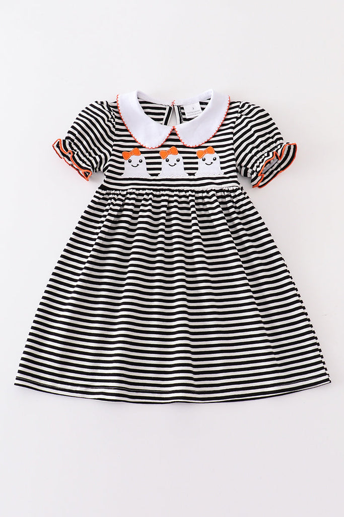 Ghost - Black Stripe Dress