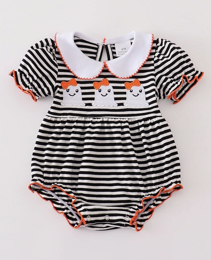 Ghost - Black Stripe Romper