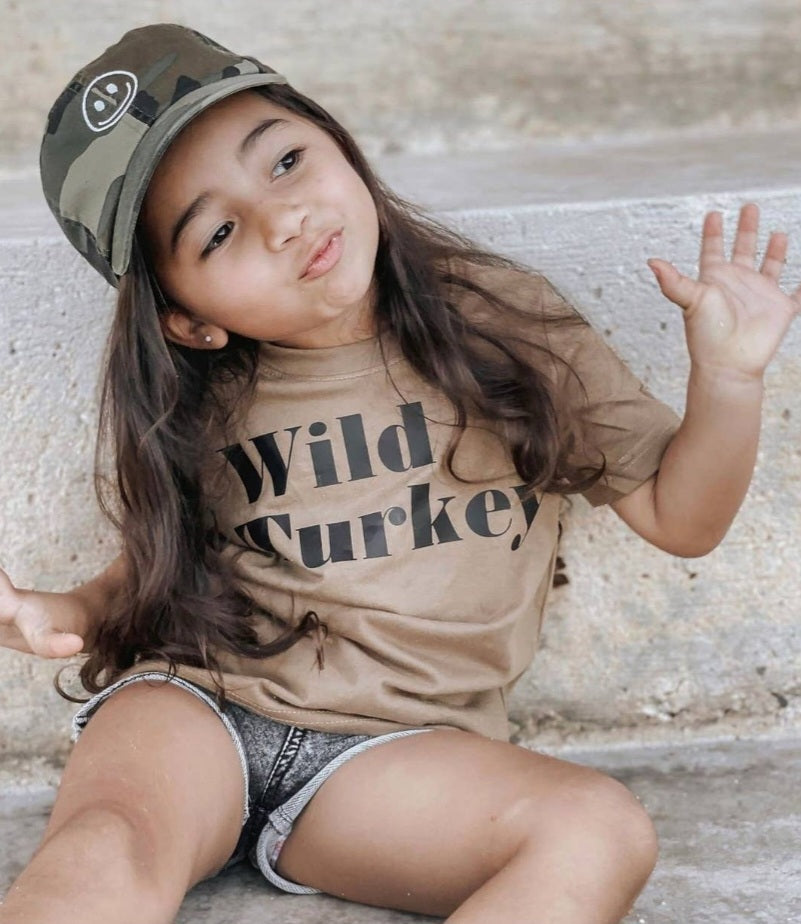 Wild Turkey | Kids and Adult Thanksgiving Tee