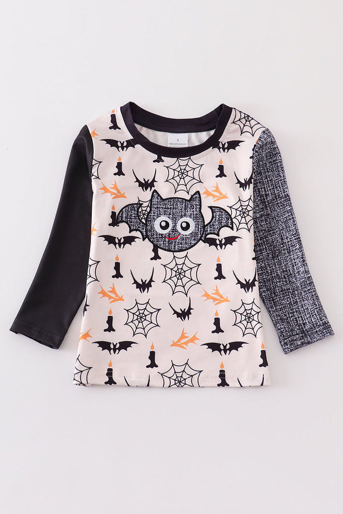 Halloween Bat Print Shirt