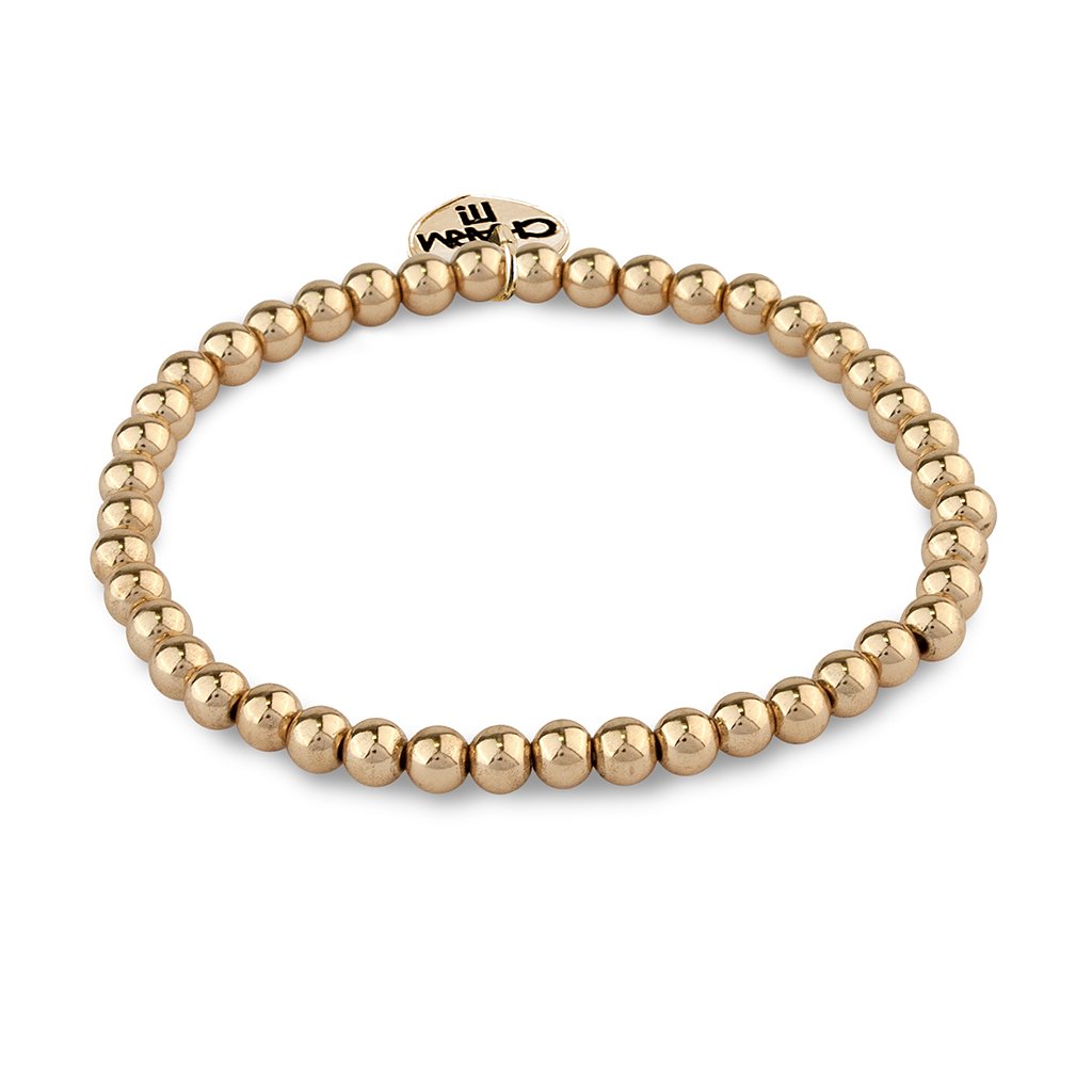 Jewelry- 4mm Gold Bead Bracelet